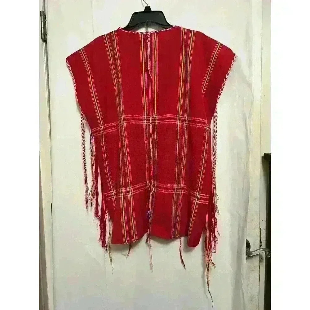 Thailand Karen Tribe Woven Vest Vintage Burma Chin Tribal Attire 0063 - Picture 8 of 9